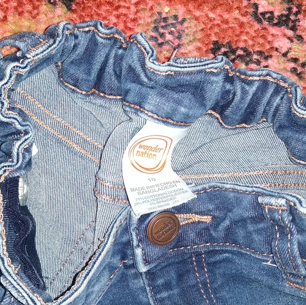 Wonder Nation Size 10 Girls Jeans